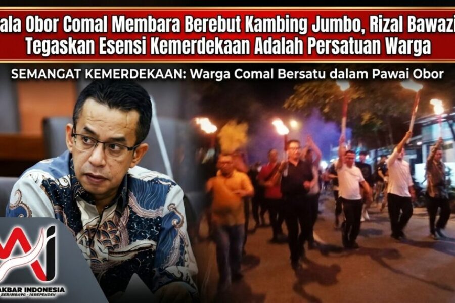 Nyala Obor Comal Membara Berebut Kambing Jumbo, Rizal Bawazier Tegaskan Esensi Kemerdekaan Adalah Persatuan Warga.jpg