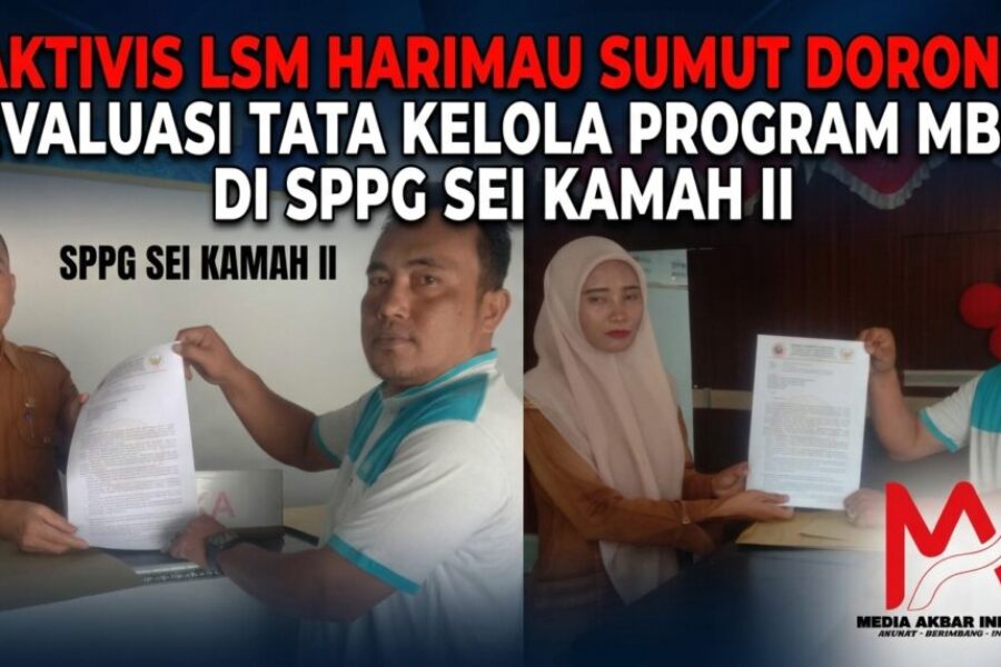 AKTIVIS LSM HARIMAU SUMUT DORONG EVALUASI TATA KELOLA PROGRAM MBG DI SPPG SEI KAMAH II.jpg
