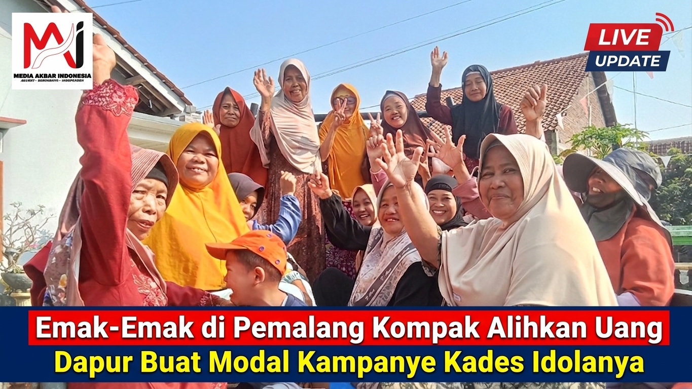 Emak - Emak di Pemalang Kompak Alihkan Uang Dapur Buat Modal Kampanye Kades Idolanya.jpg