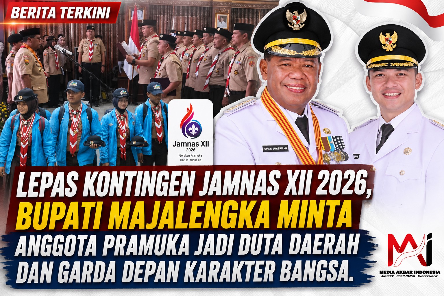 Lepas Kontingen Jamnas XII 2026,