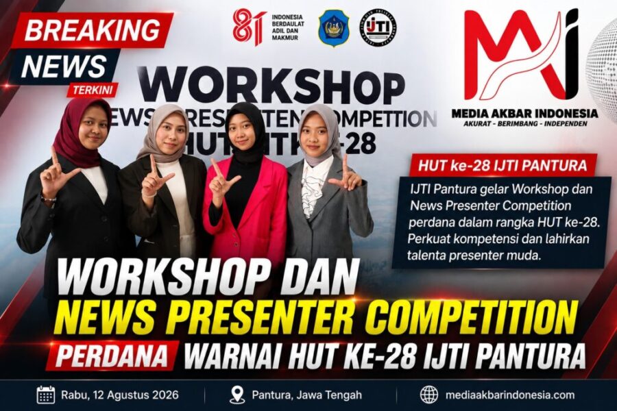 Workshop dan News Presenter Competition Perdana Warnai HUT ke-28 IJTI Pantura