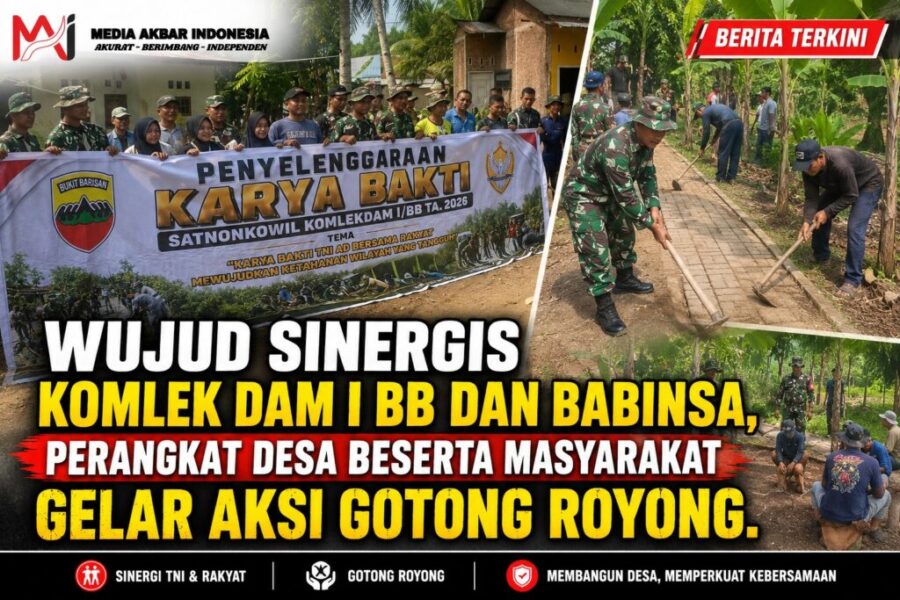 Wujud Sinergis Komlek Dam I BB Dan Babinsa, Perangkat Desa beserta masyarakat Gelar Aksi Gotong Royong.jpg