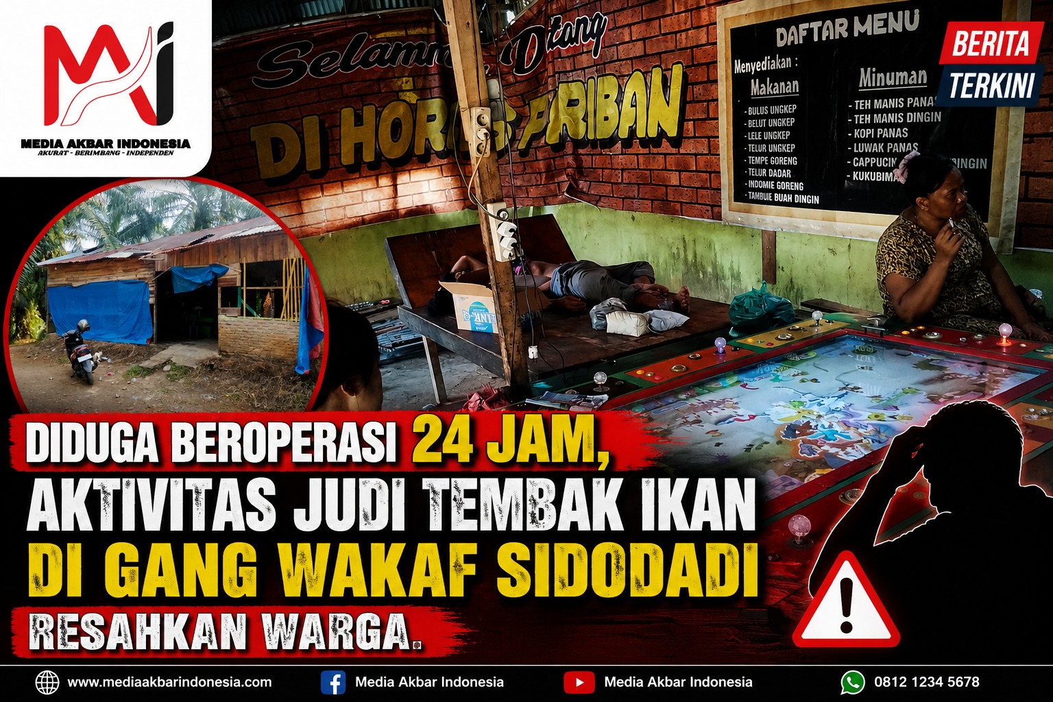 Diduga Beroperasi 24 Jam, Aktivitas Judi Tembak Ikan di Gang Wakaf Sidodadi Resahkan Warga.jpg