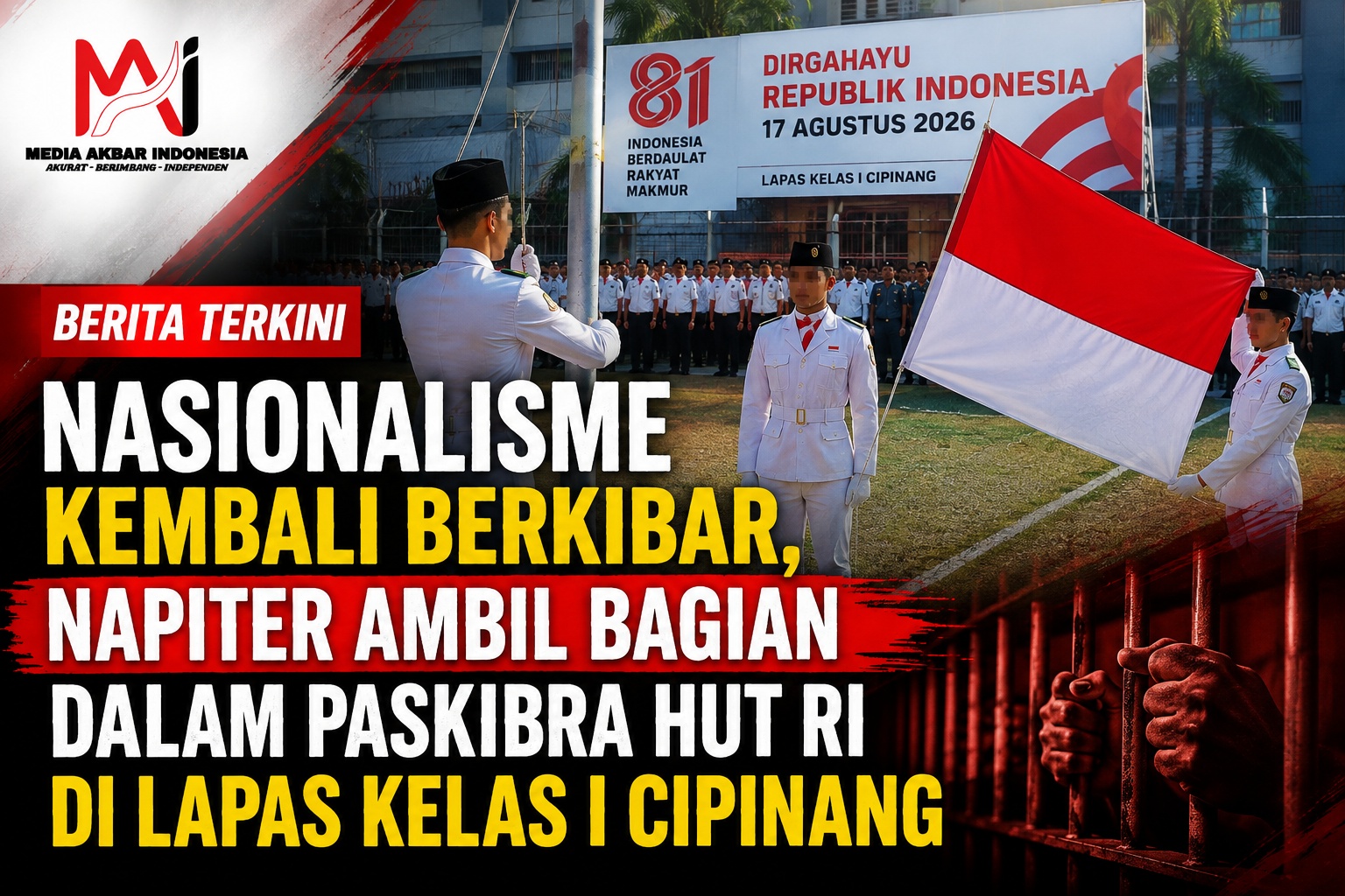 Nasionalisme Kembali Berkibar, Napiter Ambil Bagian dalam Paskibra HUT RI Di Lapas Kelas I Cipinang.jpg