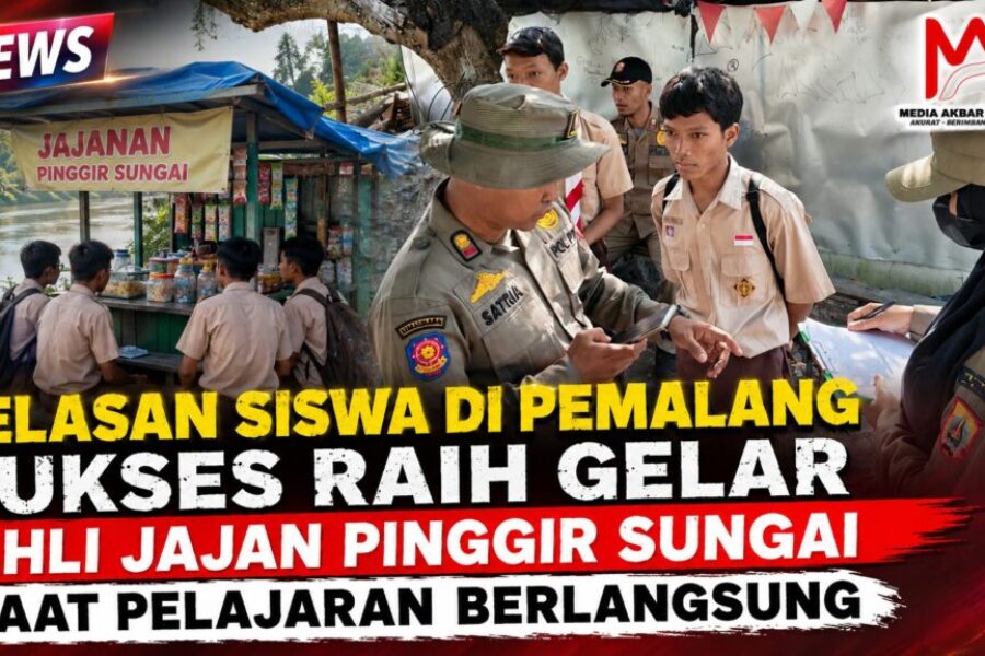 Belasan Siswa di Pemalang Sukses Raih Gelar Ahli Jajan Pinggir Sungai Saat Pelajaran Berlangsung.jpg