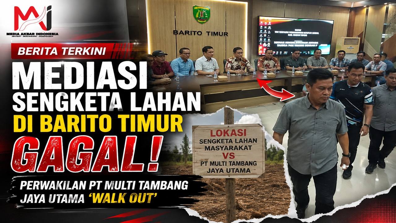Mediasi Sengketa Lahan di Barito Timur Gagal, Perwakilan PT Multi Tambang Jaya Utama 'Walk Out'.jpg