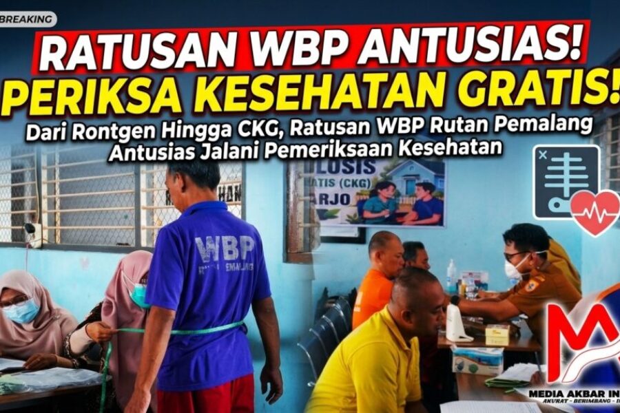 Dari Rontgen Hingga CKG, Ratusan WBP Rutan Pemalang Antusias Jalani Pemeriksaan Kesehatan.jpg