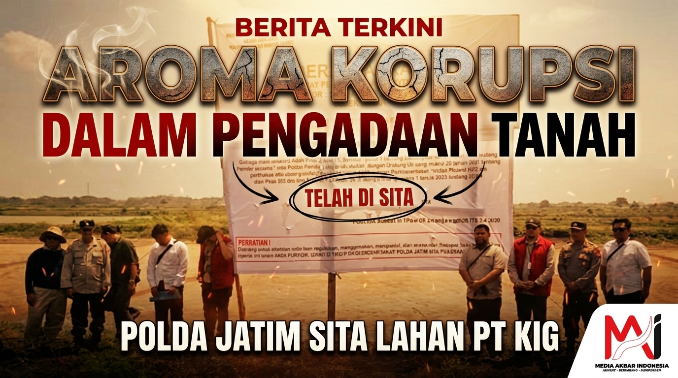 Aroma Korupsi Dalam Pengadaan Tanah, Polda Jatim Sita Lahan PT KIG.jpg