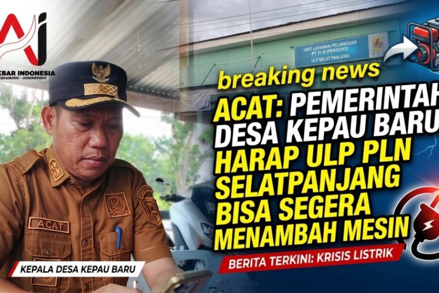 ACAT : Pemerintah Desa Kepau Baru Harap ULP PLN Selatpanjang Bisa Segera Menambah Mesin.jpg