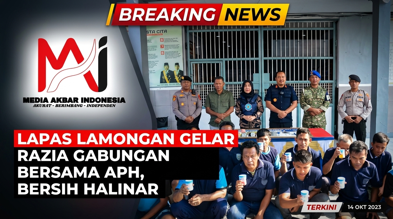 Lapas Lamongan Gelar Razia Gabungan Bersama Aparat Penegak Hukum, Perkuat Komitmen Bersih dari Halinar.jpg