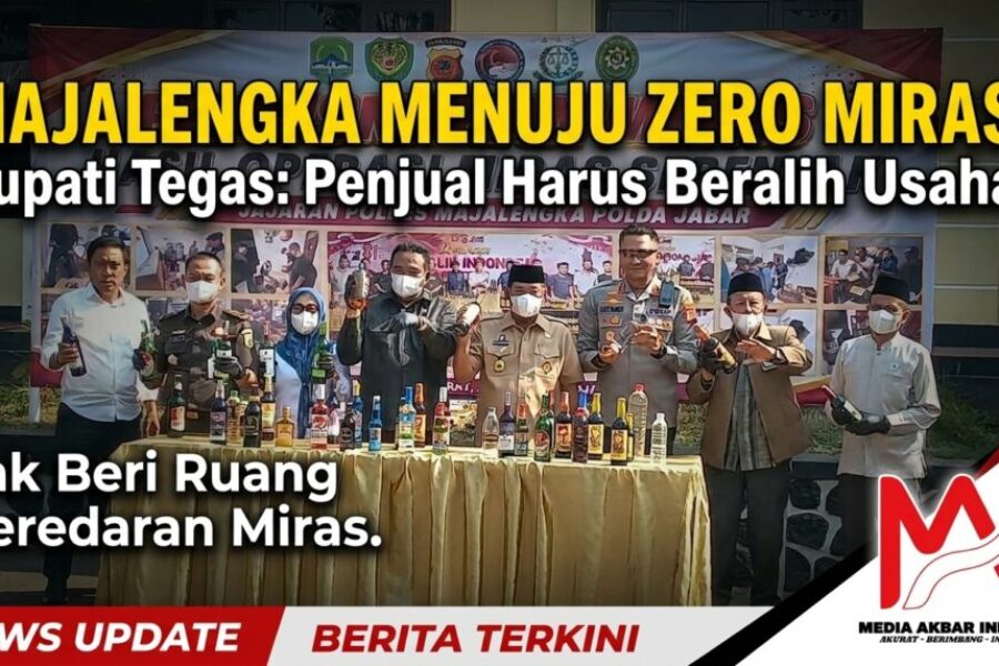 Tak Beri Ruang Peredaran Miras, Majalengka Menuju Zero Miras. Bupati Ingatkan Penjual Miras Beralih Usaha.jpg