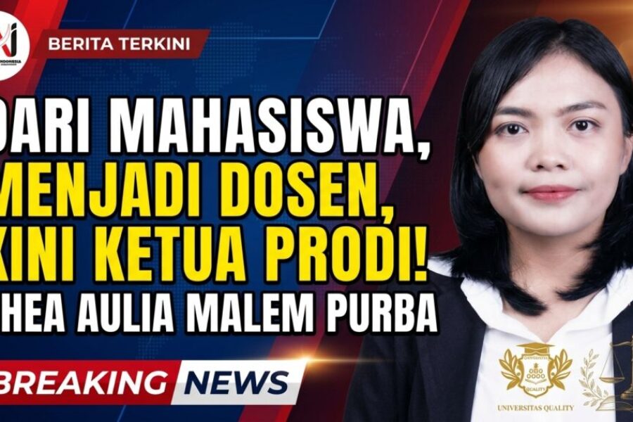 Dari Mahasiswa, Menjadi Dosen, Kini Dhea Aulia Malem Purba Dipercaya Jadi Kaprodi Hukum.jpg