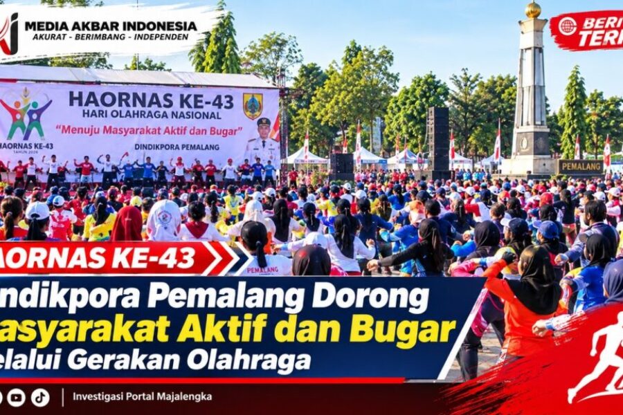 Haornas ke-43, Dindikpora Pemalang Dorong Masyarakat Aktif dan Bugar Melalui Gerakan Olahraga