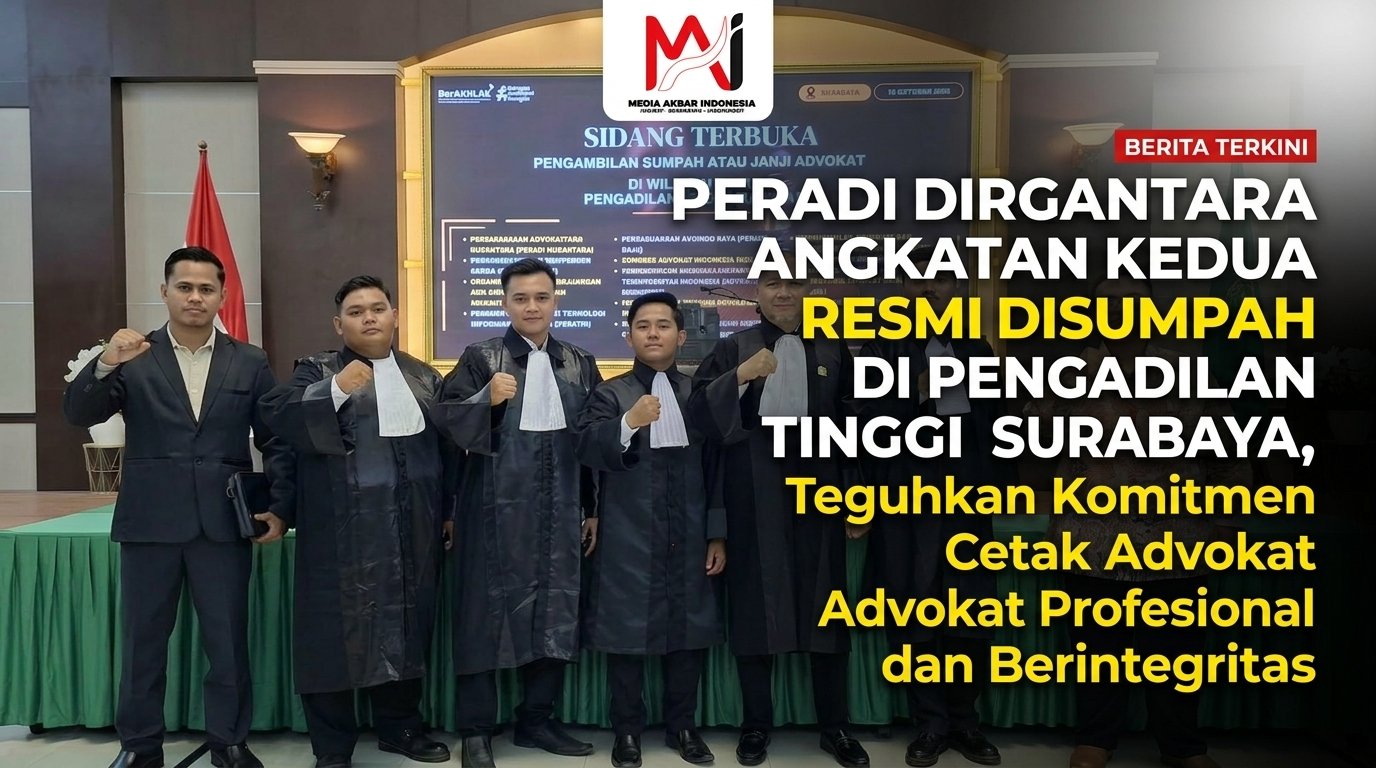 PERADI Dirgantara Angkatan Kedua Resmi Disumpah di Pengadilan Tinggi Surabaya, Teguhkan Komitmen Cetak Advokat Profesional dan Berintegritas.jpg