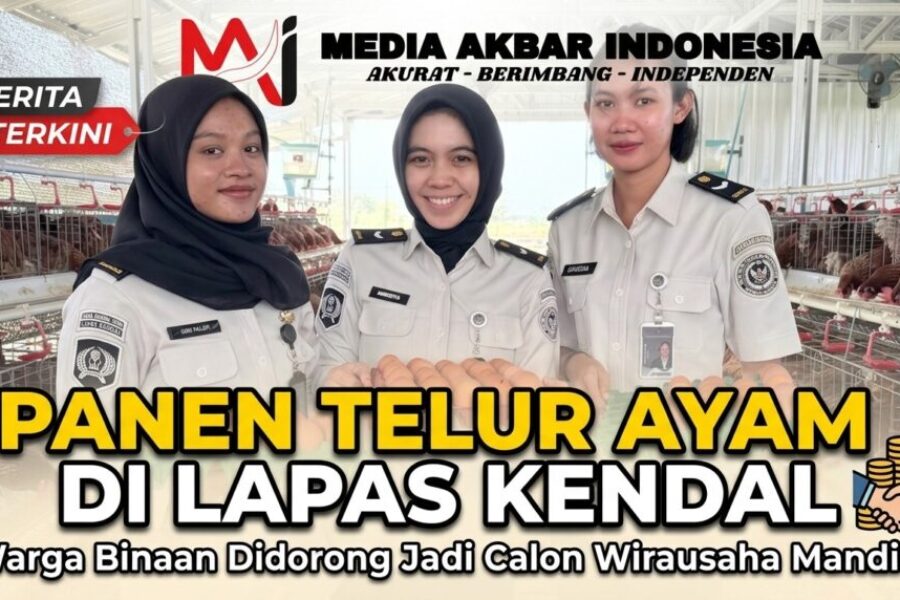 Panen Telur Ayam di Lapas Kendal, Warga Binaan Didorong Jadi Calon Wirausaha Mandiri.jpg