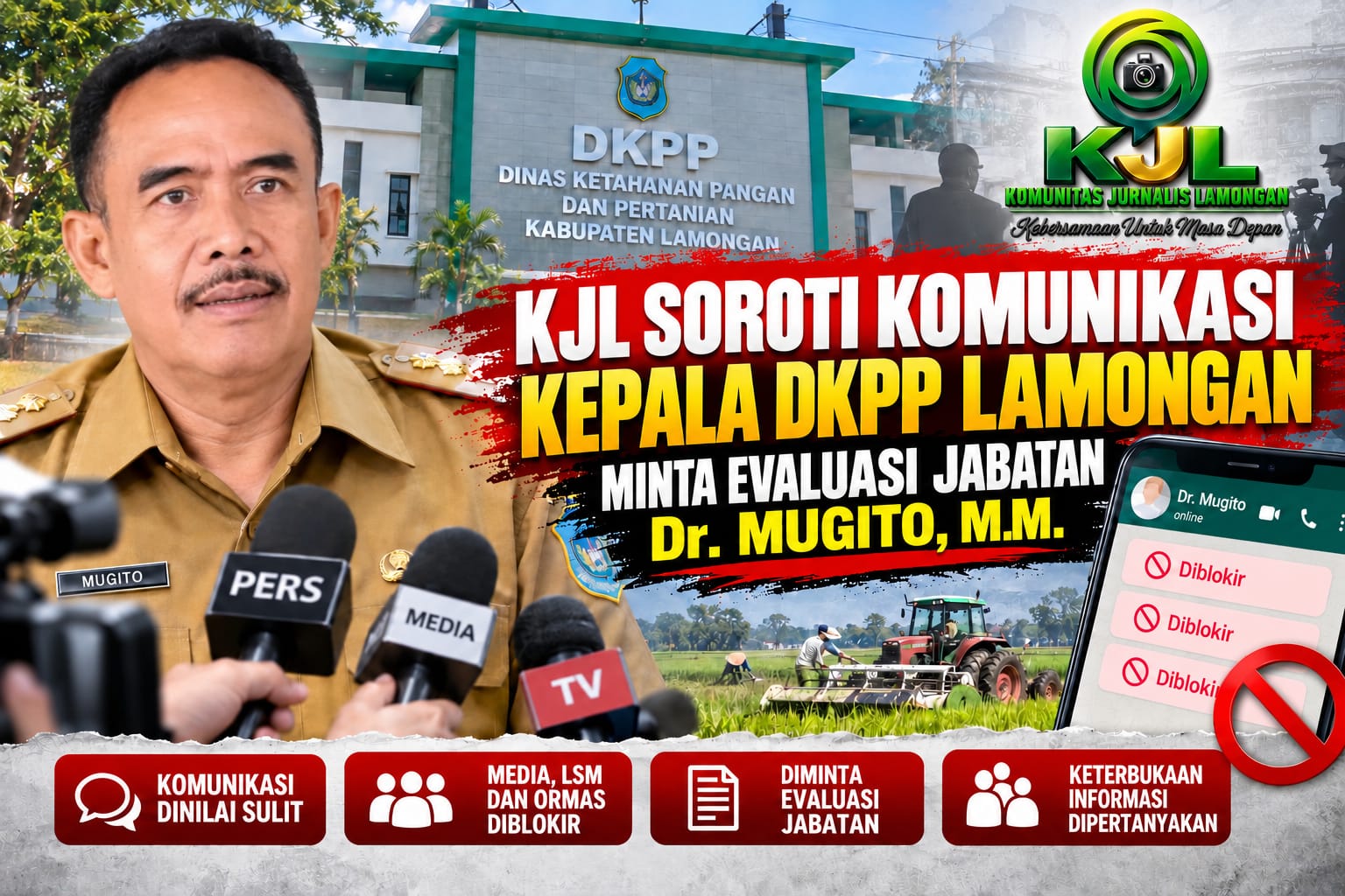 KJL Soroti Komunikasi Kepala DKPP Lamongan, Minta Evaluasi Jabatan Dr. Mugito.jpg